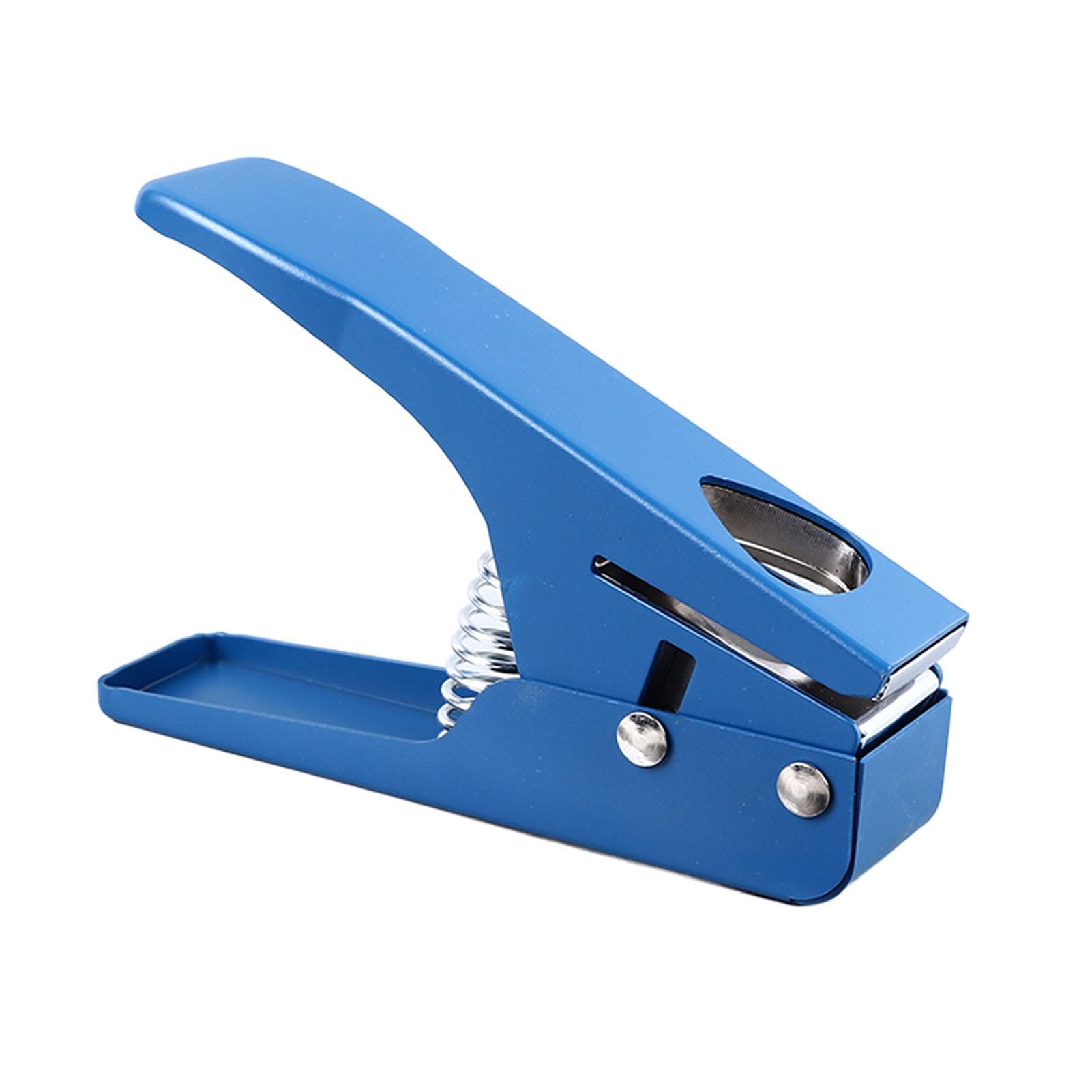 Guitar Pick Hole Puncher Size Adjustable Multifunctional Portable Guitar Pick Cutter Maker White