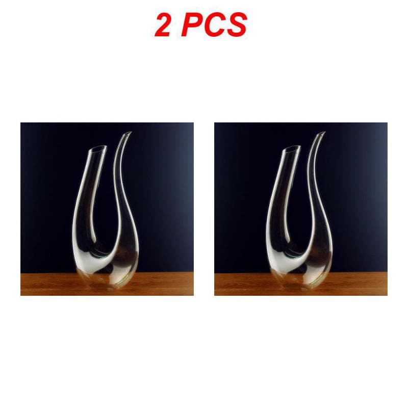 Special Grade 1500ML Big Decanter Handmade Crystal Red Wine Brandy Champagne Glasses Decanter Bottle Jug Pourer Aerator for Bar 1500ML
