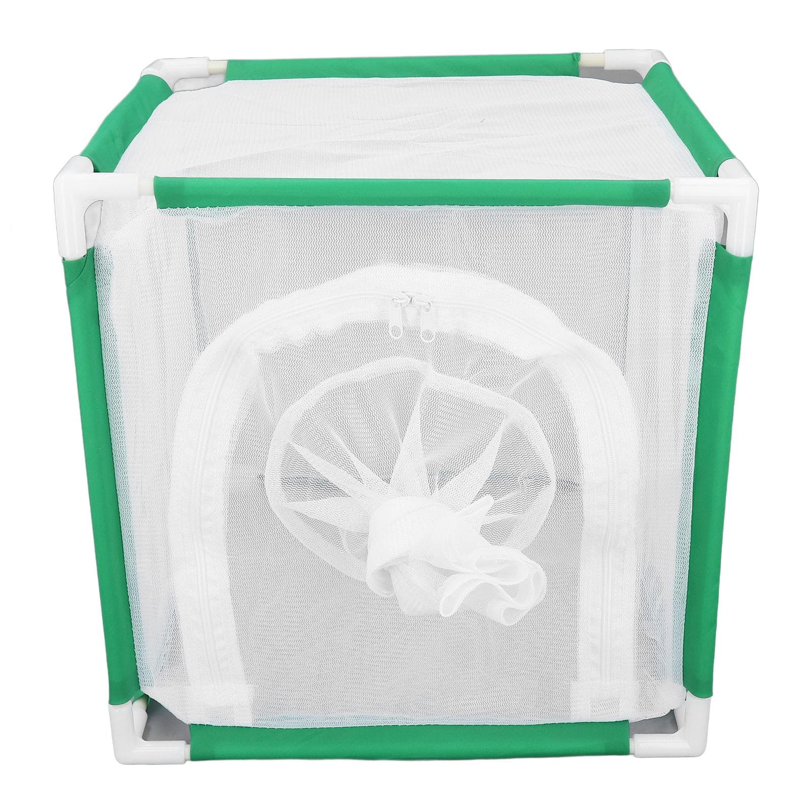 Cube Butterflies Cage with Sleeve Door Portable Butterflies Habitat Cage for Indoor Outdoor