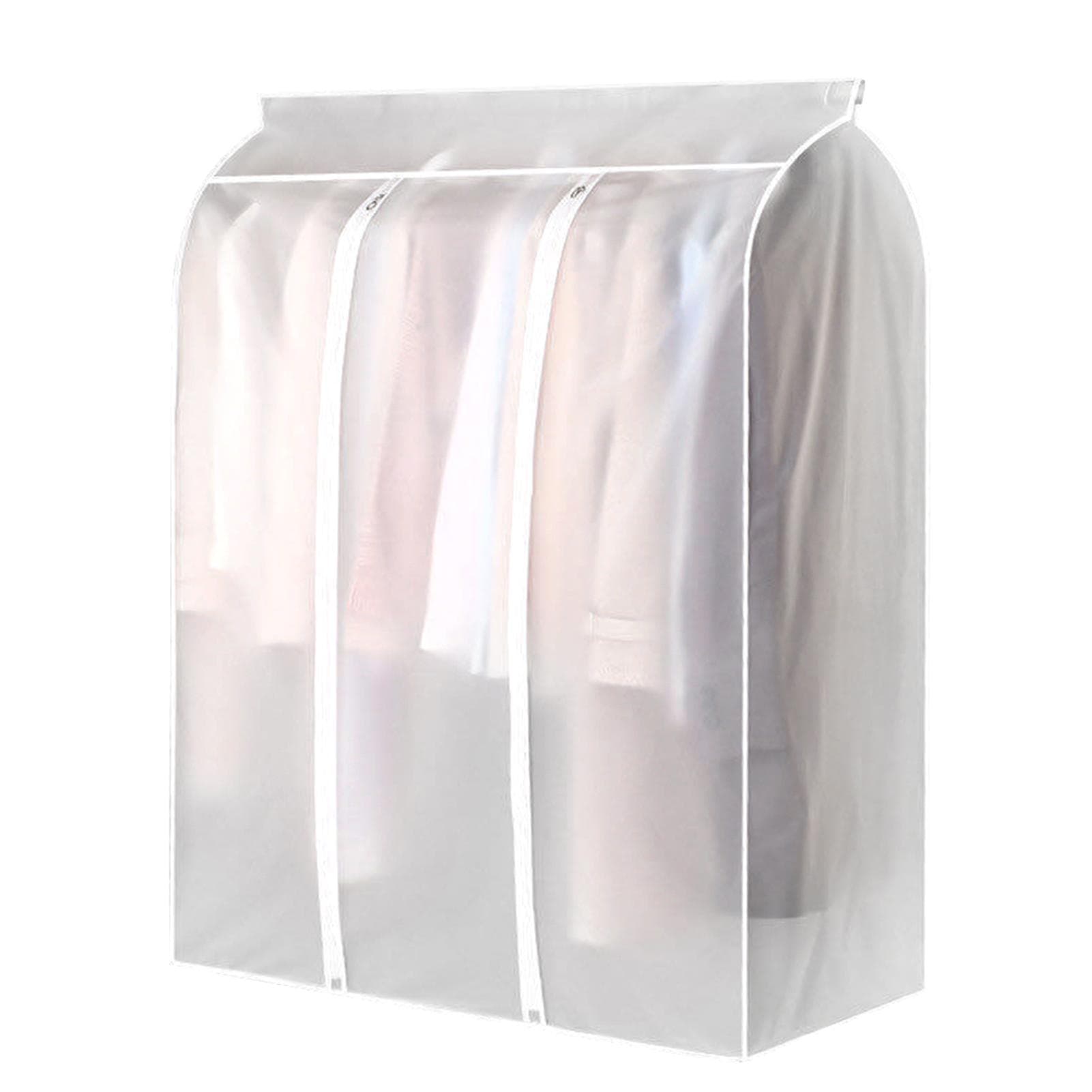 Garment Clothes Cover Protector Hanging Garment Storage Bag Translucent Dustproof Waterproof 50 x 100 x 90cm