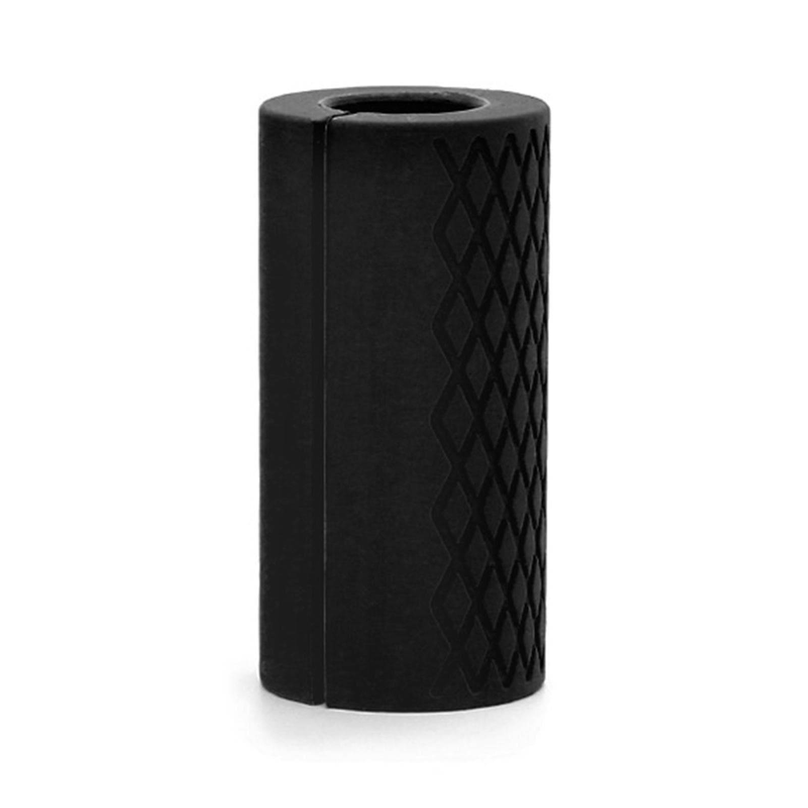 1pc Thick Rubber Barbell Grips Hand Protector Biceps Curl Triceps Exercise Workout for Barbell black
