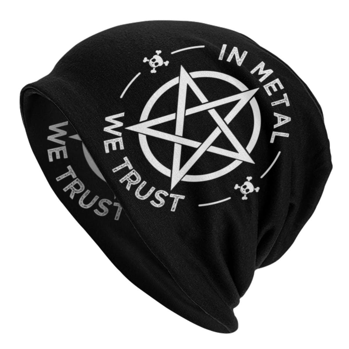 Rock Star Skull Rock N Roll Skullies Beanies Caps Unisex Winter Warm Knit Hat Hip Hop Adult Heavy Metal Punk Music Bonnet Hats Beanies Hat