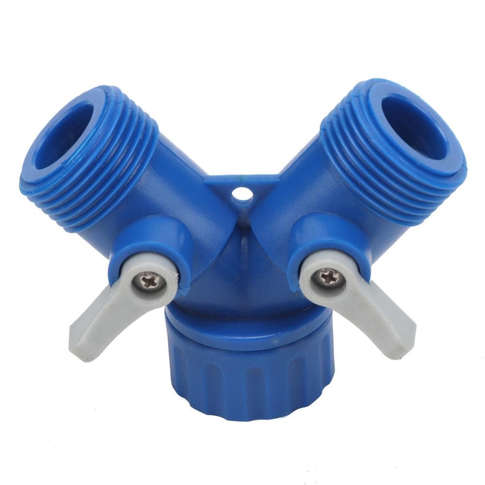 ABS Garden Water Hose 2 Way y shaped Distributor Connector Fittings G3/4 (1Pcs)