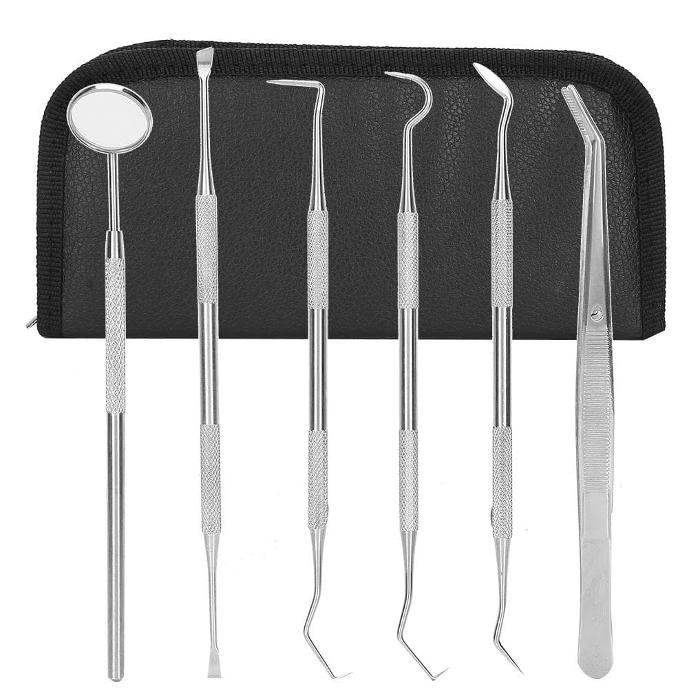 6pcs set Dental Tartar Scaler Teeth Pick Spatula Dental Instruments Dentist Oral Care Tools