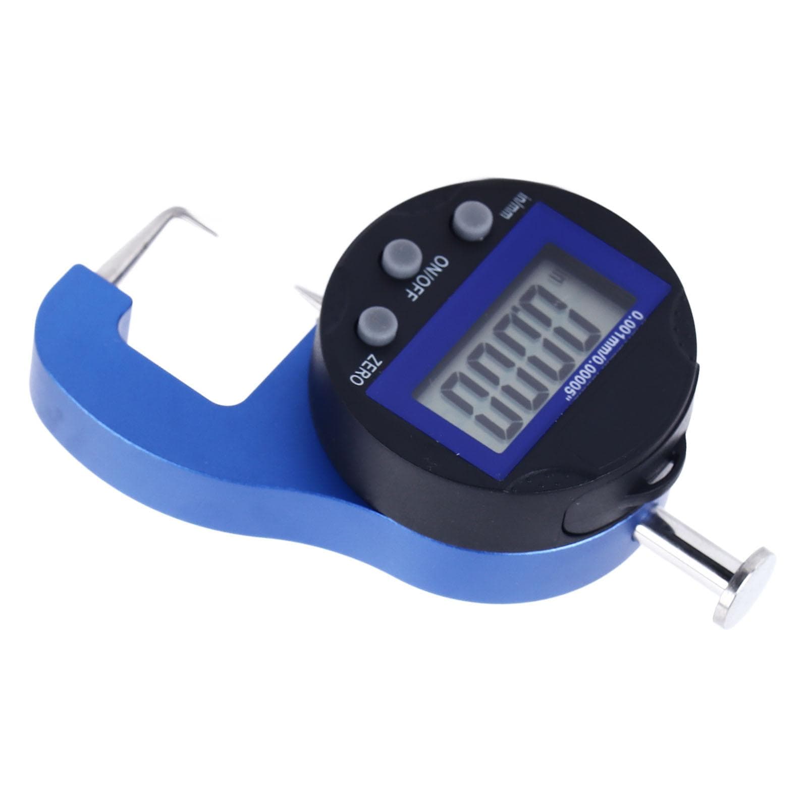 Micro Digital Thickness Gauge 0.0005in 0.01mm High Accuracy Thickness Measuring Meter for