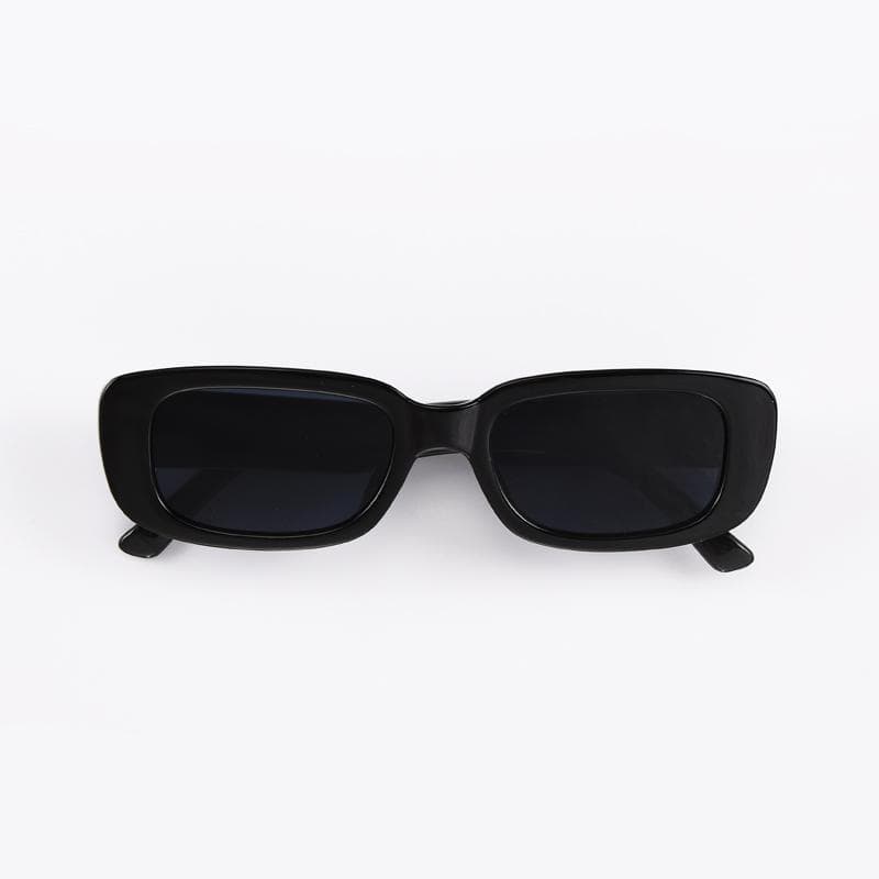 Square Sunglasses Men Designer Retro Black Lens UV400 Protection Driving Fishing Small Rectangle Sun Glasses