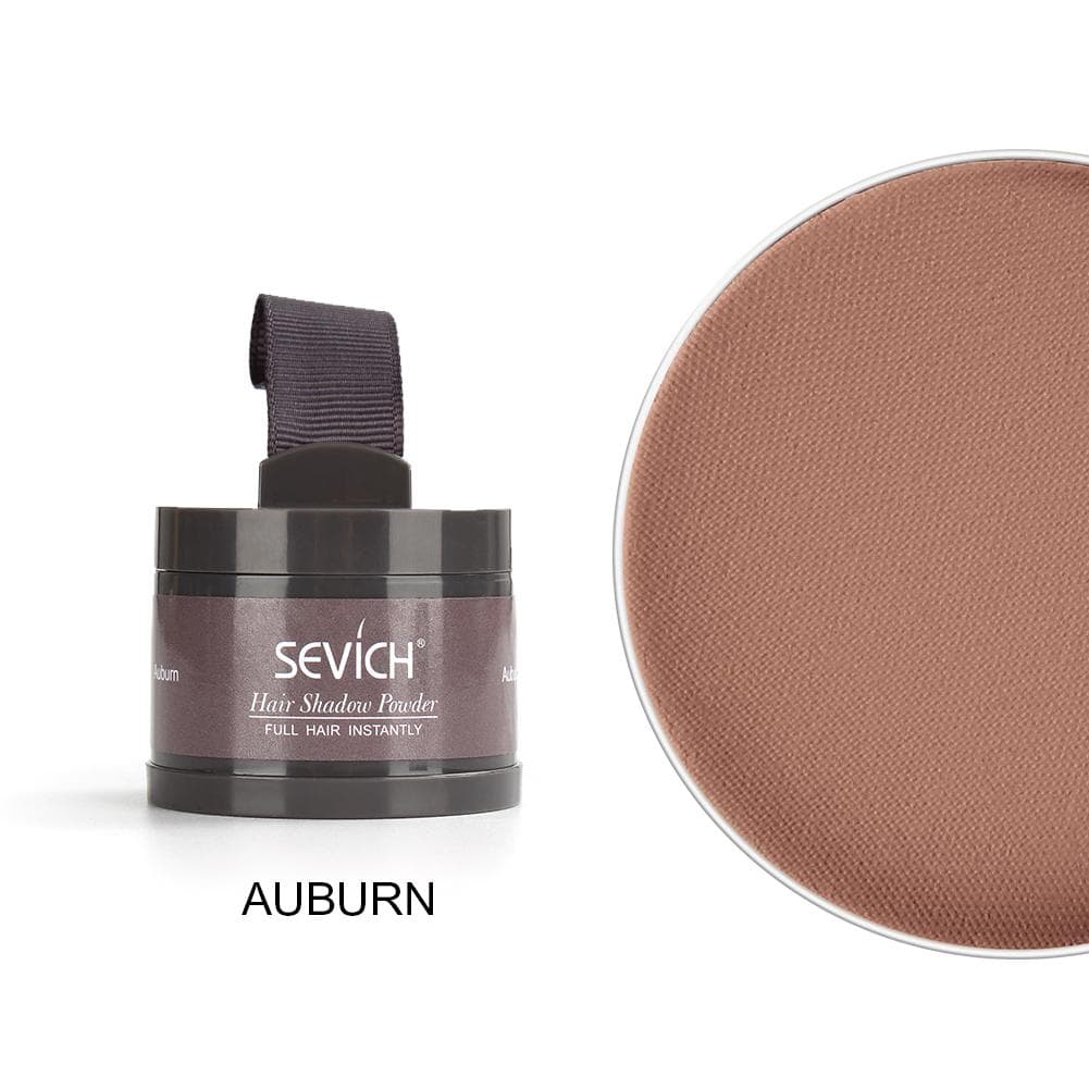 Sevich Magical Fluffy Hairline Powder Hair Line Shadow Hair Concealer Root Cover Up Gray Coverage Unisex Instantly 9 Color auburn