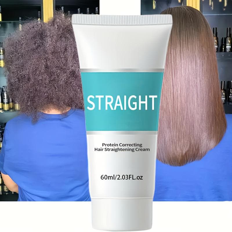 60ml Keratin Hair Straightening Cream Professional Damaged Treatment Smoothing Curly Hair Care Protein Straight Cream 60ml