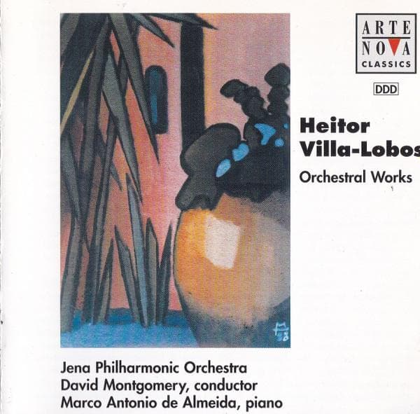 CD HEITOR VILLA-LOBOS - JENA PHILHARMO - Orchestral Works 74321544652 Arte Nova Class 1998 Europe Classical Used