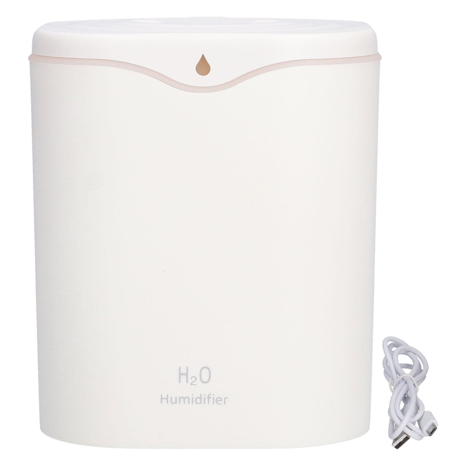 Double Spray Air Humidifier 2L Mini Silent Aromatherapy Diffuser USB Powered for Home Bedroom