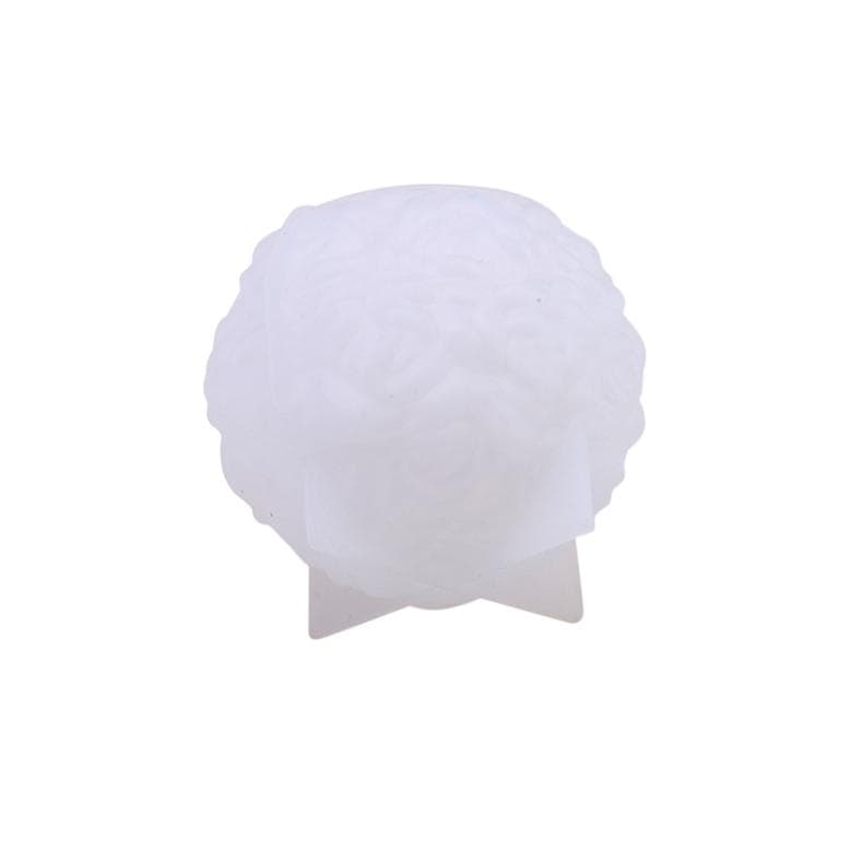 DIY Flower Cluster Candle Molds Handmade Silicone Resin Casting Mold Rose Flowers Epoxy Mold 90mm