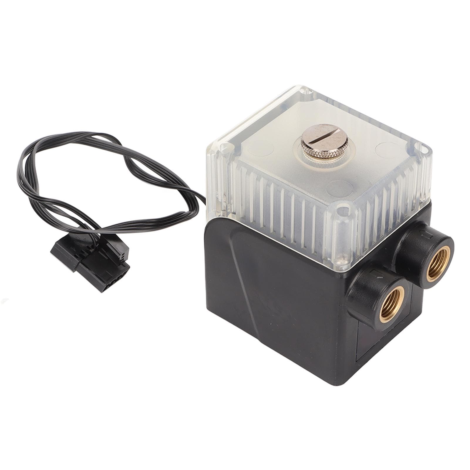 CPU Water Pump G14 Ultra Quiet Water Cooling 12V 450LH Three Phase Copper Wire 4pin Connector black