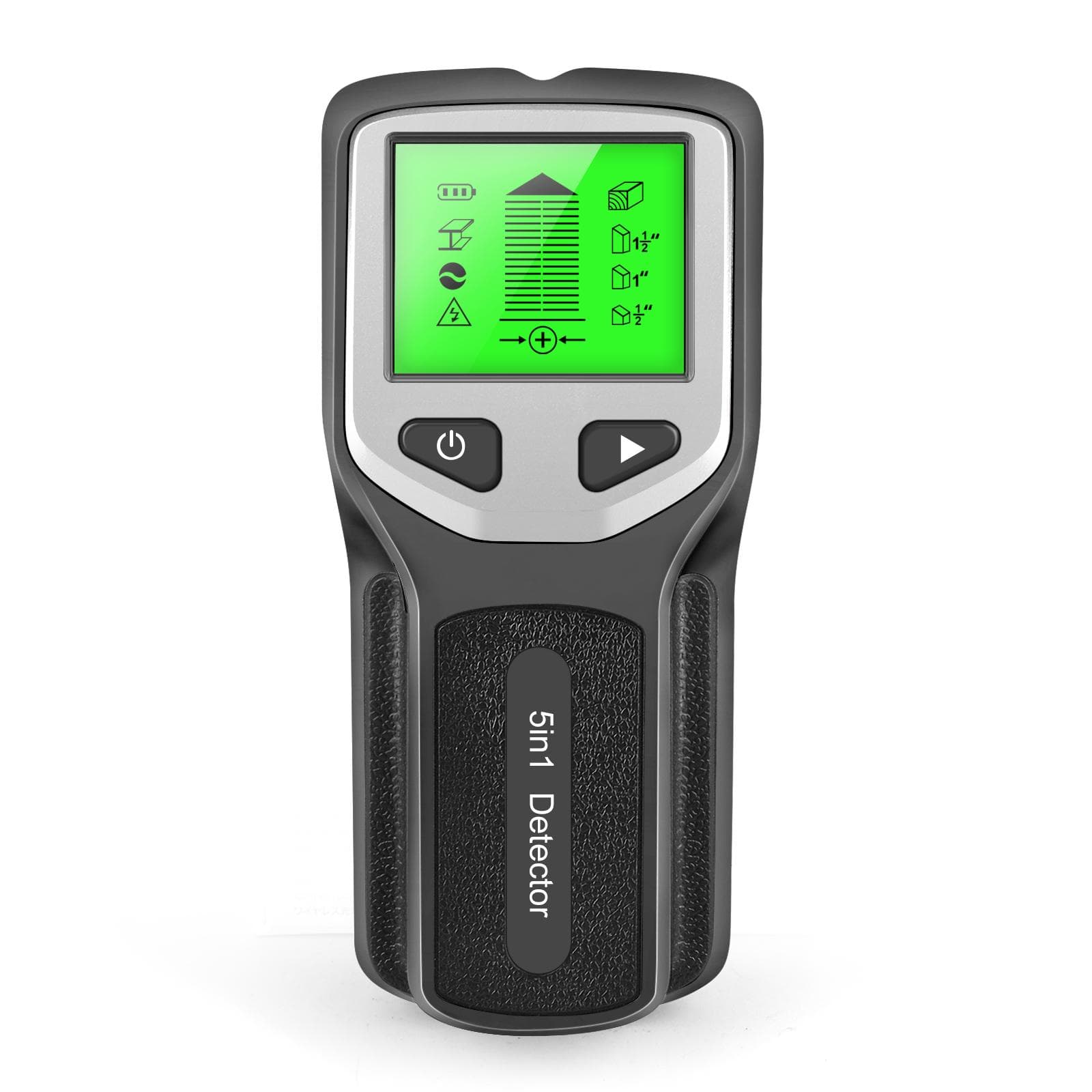 HLW330 5 in 1 Stud Detector Wall Scanner Digital Handheld Professional Multifunction Wall Detector silver