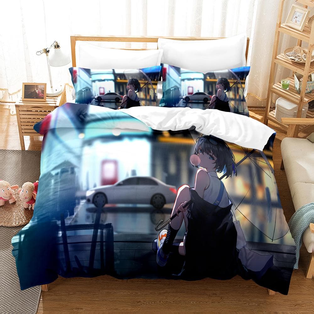 3DDestruction Bedding Sets Duvet Cover Set With Pillowcase Twin Full Queen King Bedclothes Duvet Cover EU single(135x200cm)