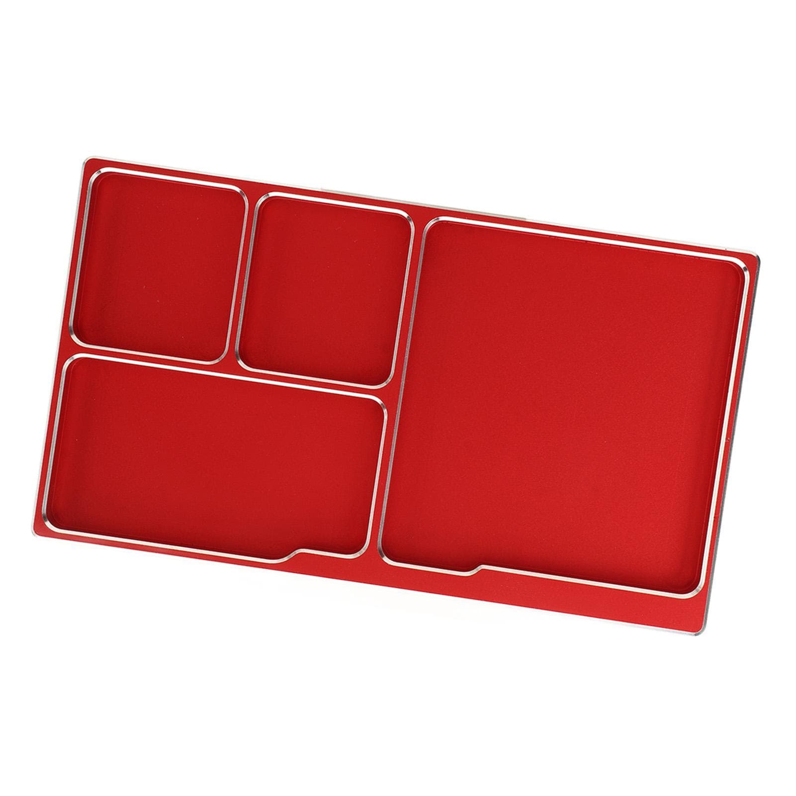 RC Screw Tray Aluminium Alloy with Magnetic Pad RC Repair Tool Screws Disk for Maintenance Outdoor
