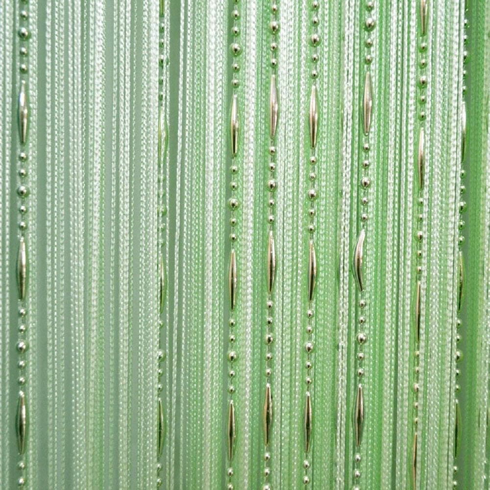Decorative Chain Bead Dew Drop Crystal Glass Door Room Divider Door Curtain Curtain String Window green