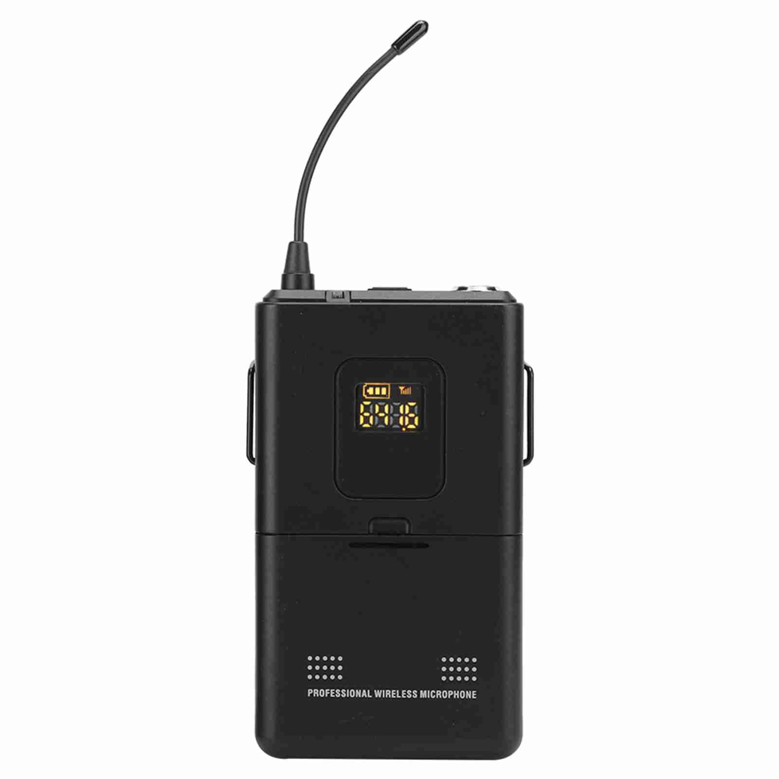 UHF System Headmounted One for One MIC Loudspeaker Teaching U Section Microphone