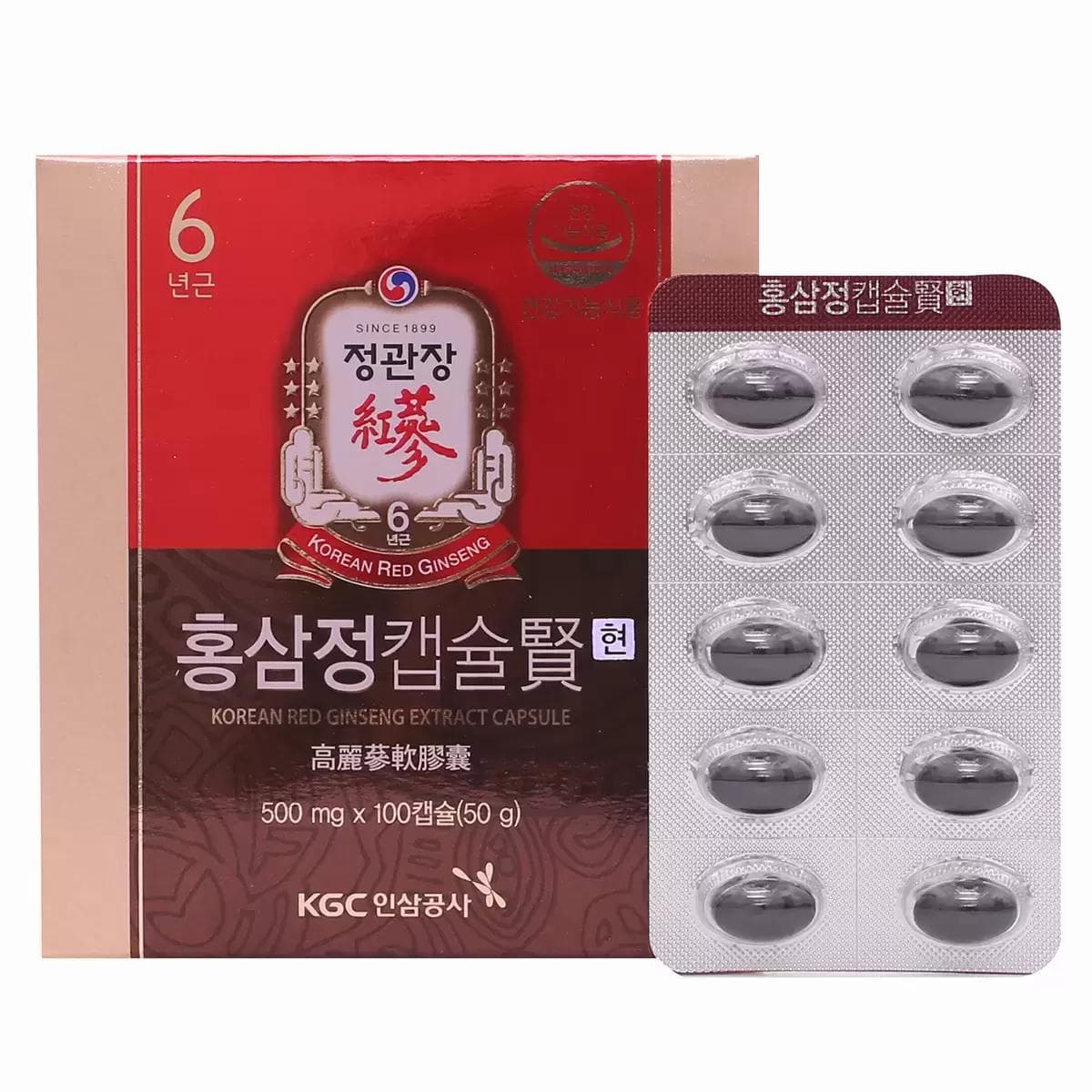 CheongKwanJang Red Ginseng Extract Capsules 500mg