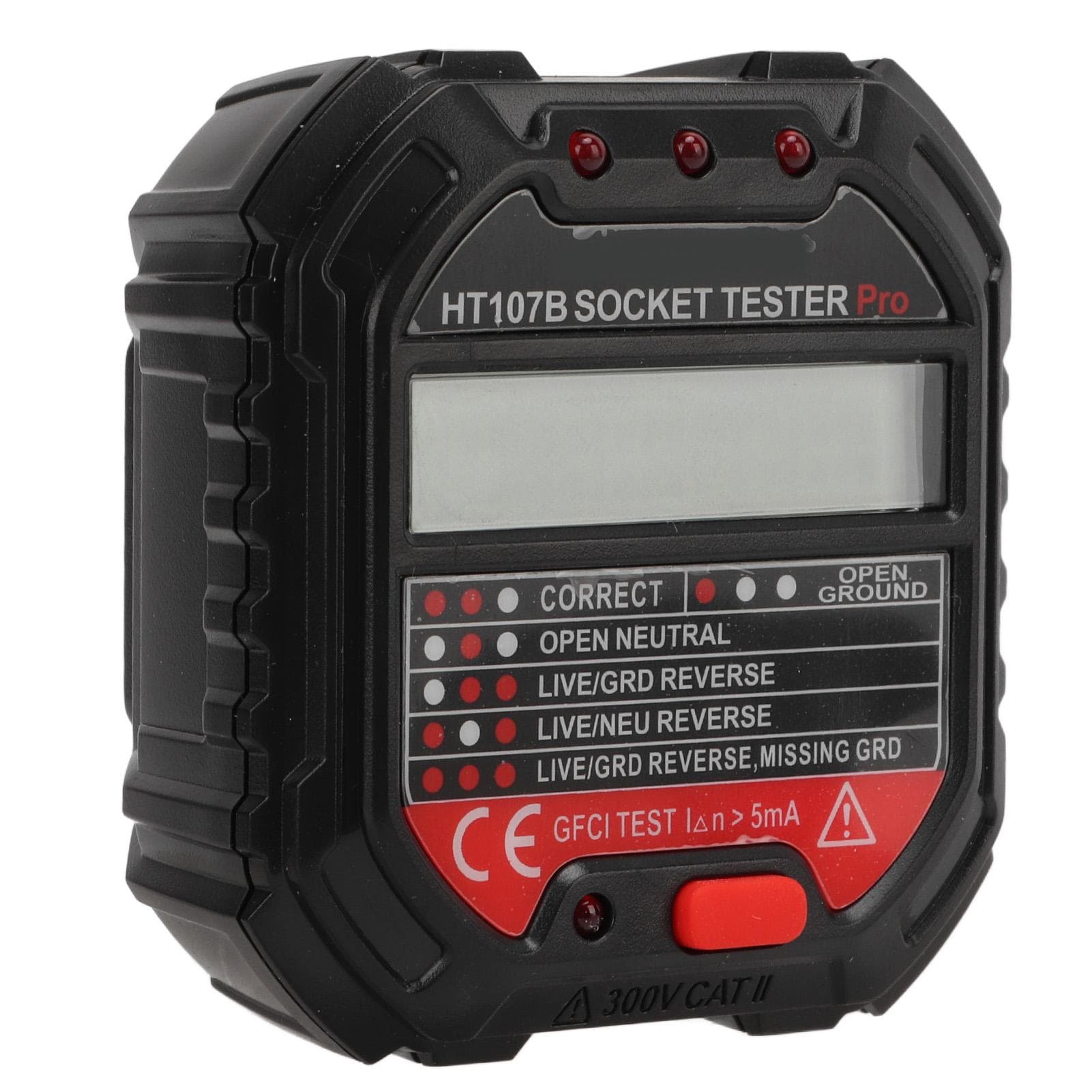 Phase Detector Digital Display Socket Electroscope Test Appliance to