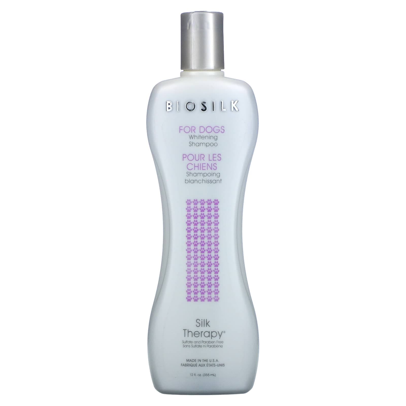 Biosilk, Silk Therapy, Whitening Shampoo for Dogs, 12 fl oz (355 ml)