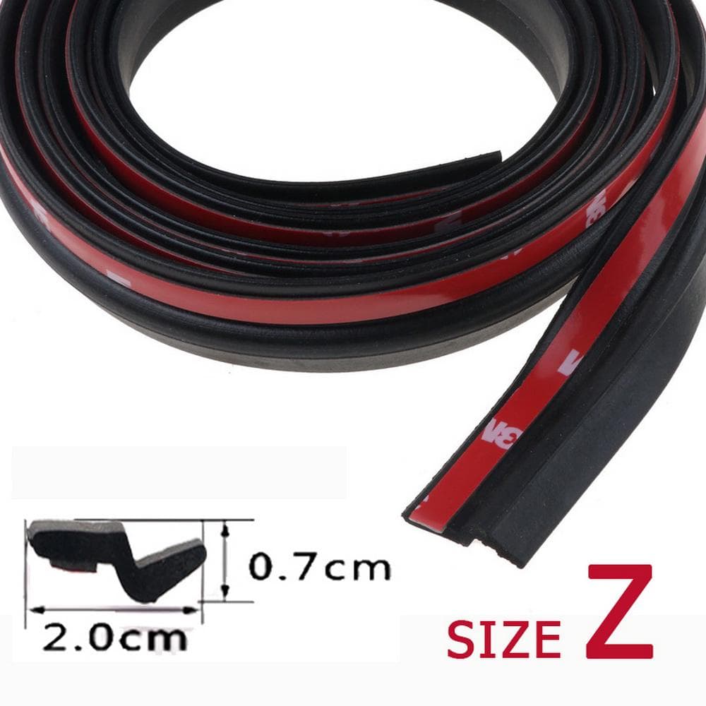Rubber Weatherstrip Car Door Seal Strip Big D Small D Z P Type Waterproof Sound Insulation 2M Z
