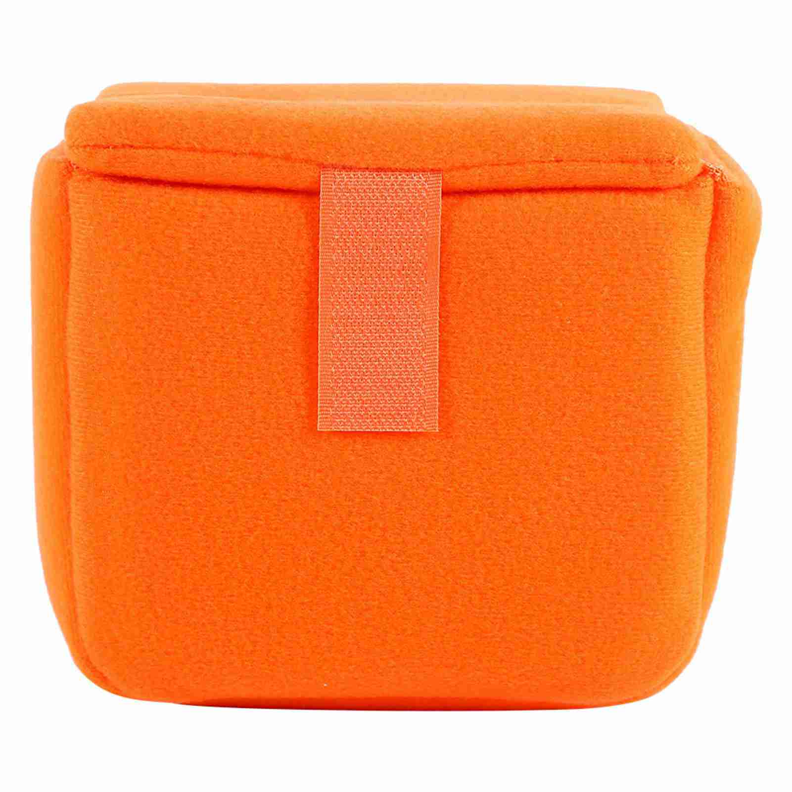 Camera Insert Bag Inner Case Bag Shockproof Padded Partition Protective Bag orange
