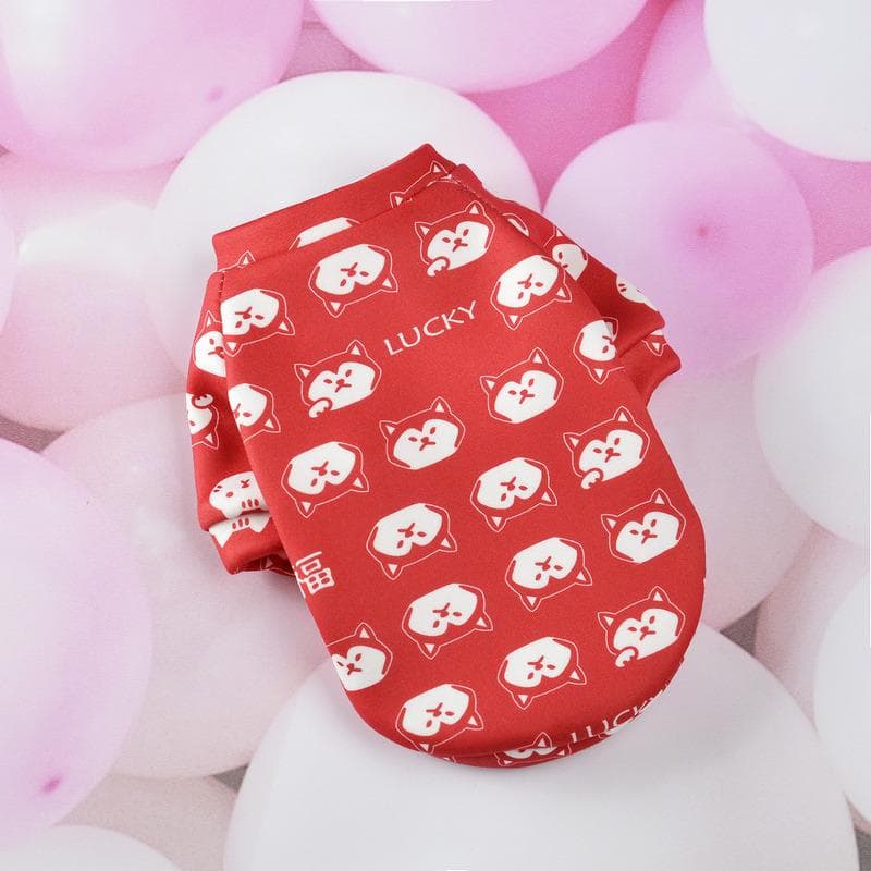 Cute Pet Clothes Costume Animal Printed Dog Coat Cotton Soft Pullover Jacket Sweatshirt Cat Sweater Pets Clothing Outfit S
