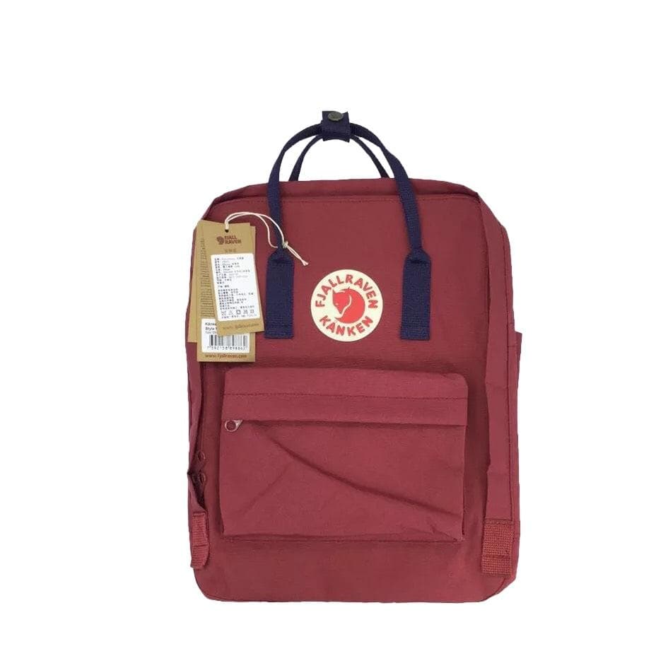 Trendy Fjallraven Fox Backpack Waterproof Outdoor Travel Bag 16 And 20 Sizes WineRed,7L