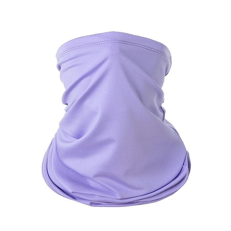 Summer UV Protection Cycling Face Mask Men Women Outdoor Sports Ice Silk Neck Warmer Scarf Breathable Hiking Fishing Face Cover 24x45cm