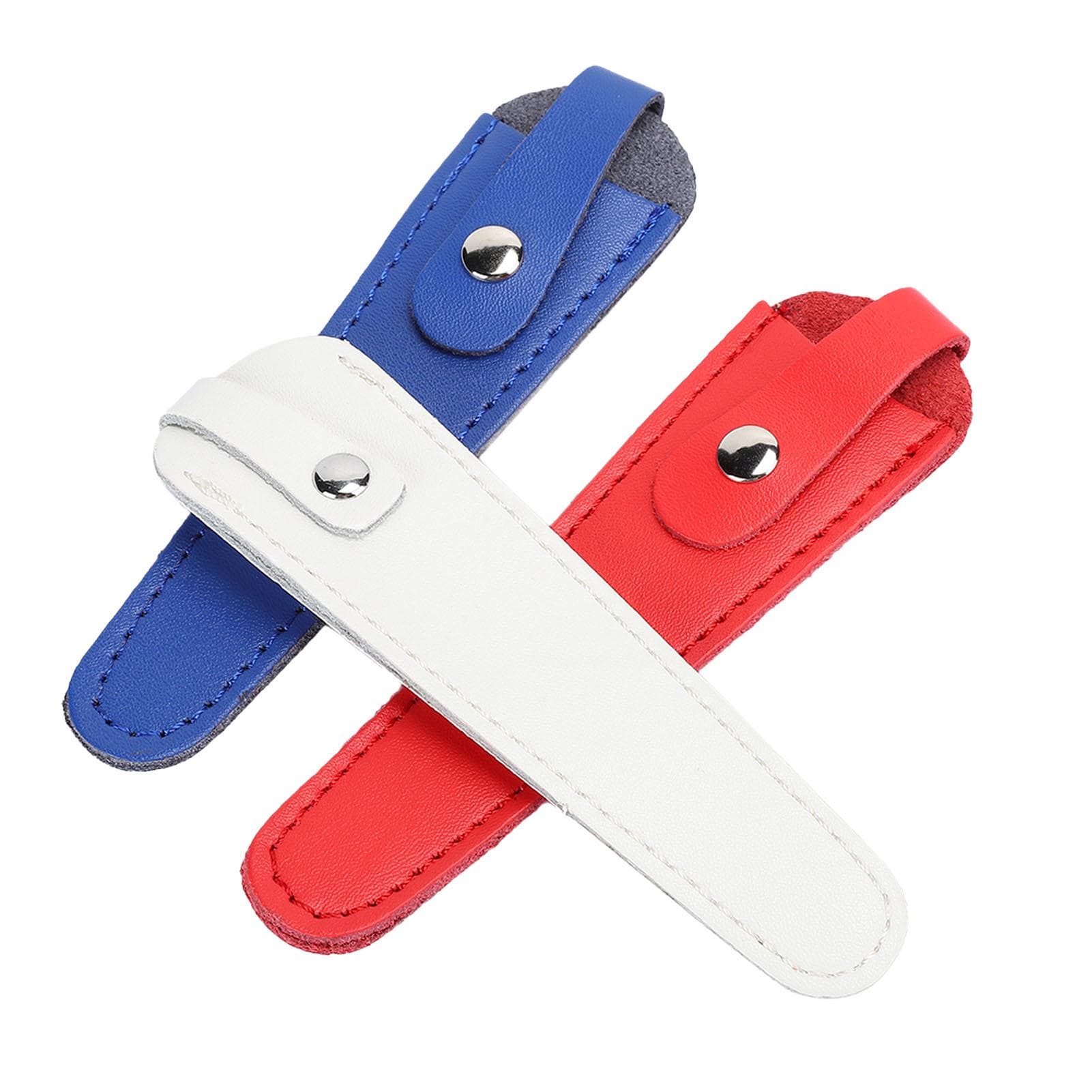 3pcs Professional Portable Hair Salon Scissors Bag PU Leather Hairdressing Scissors Sheath