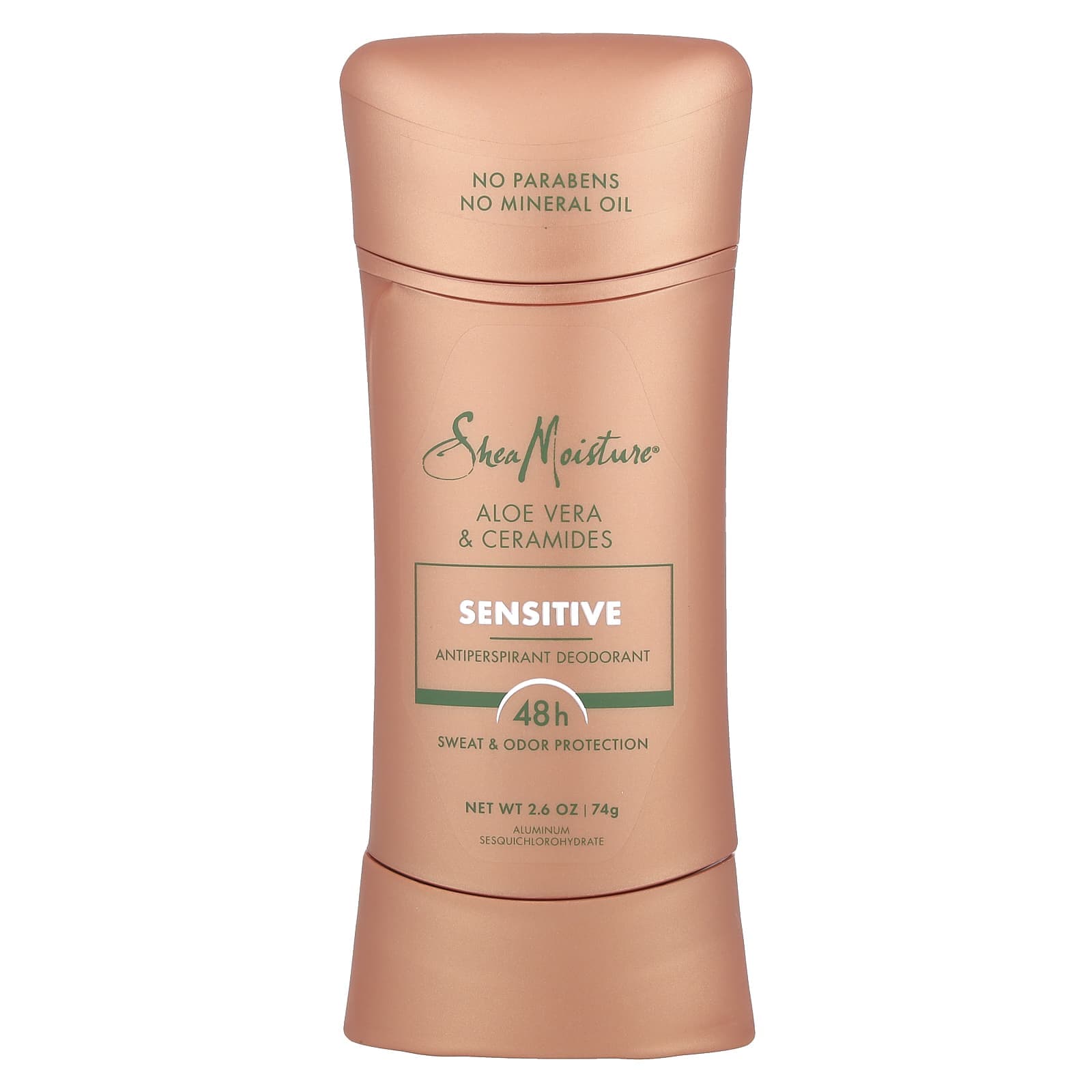 SheaMoisture, Antiperspirant Deodorant, Sensitive, Aloe Vera and Ceramides, 2.6 oz (74 g)