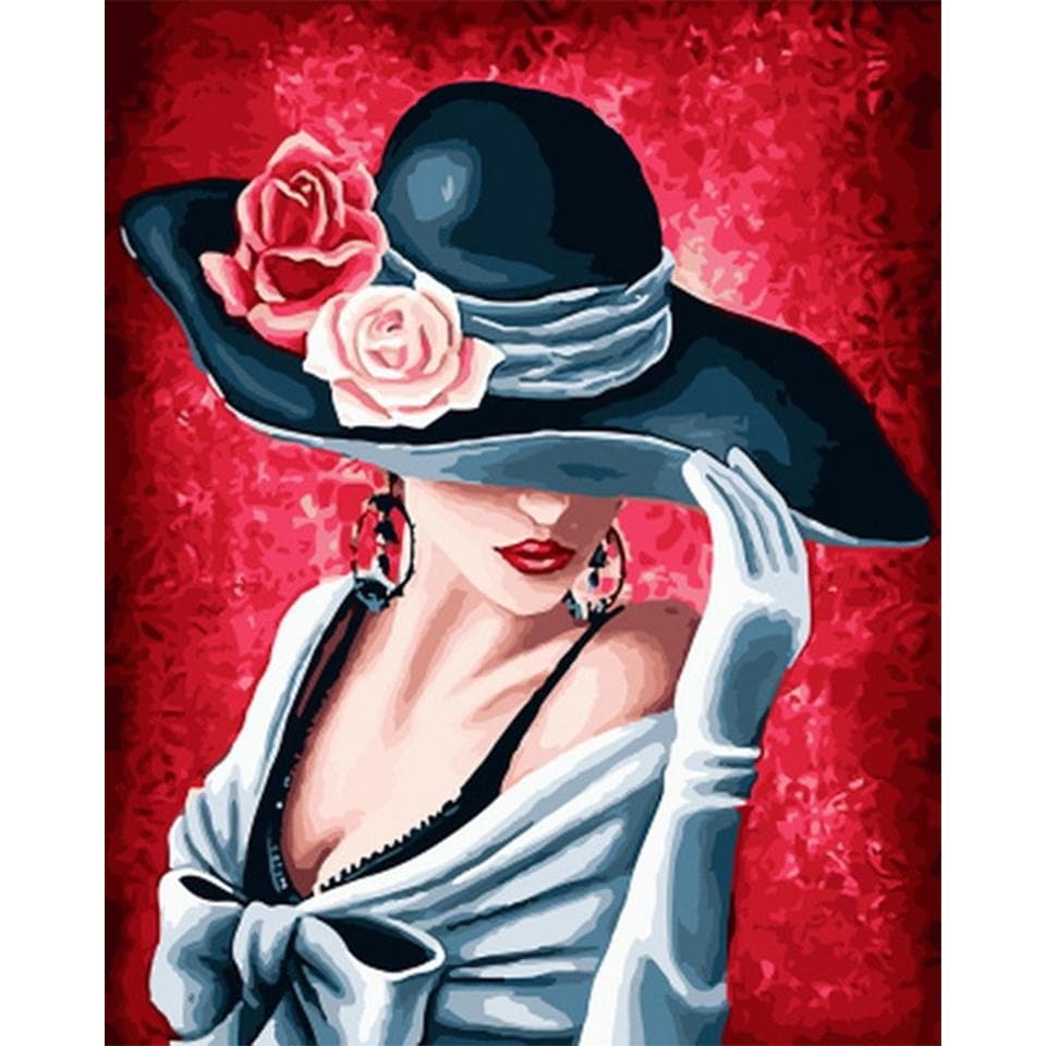 Diamond Painting White Horse Wall Decor Full Round Rhinestone Diamond Embroidery 20X30CM