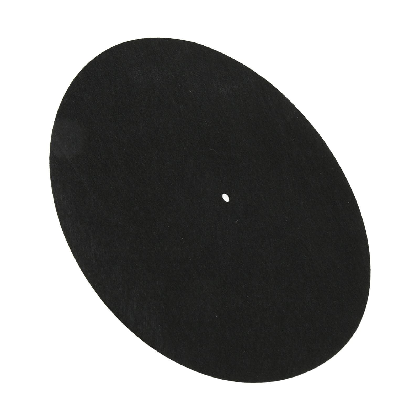 Turntable Slipmat Wool Mat Prevent Vibration Slip Static Record Platter Mat Black Mat for LP Vinyl