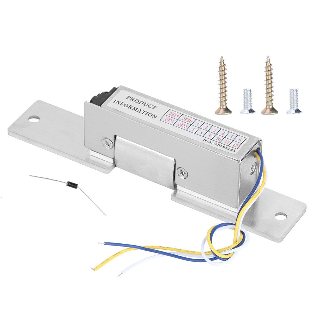 DC 12V Nc NO Type Electric Cathode Lock Door Access Security Locks with Signal Feedback