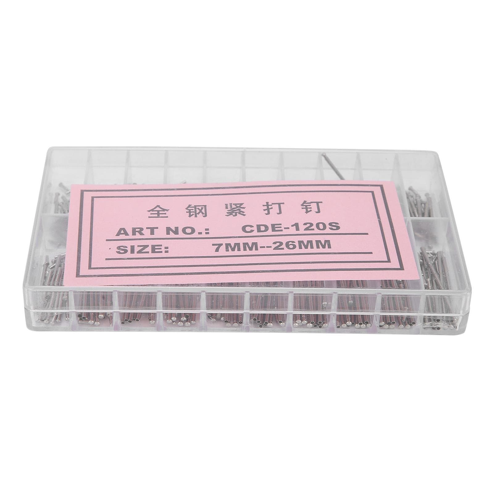 Tube Friction Pin Pressure Bars Pins Rivet Ends for Watch Band Clasp Straps Buckles Thickness 1.2mm