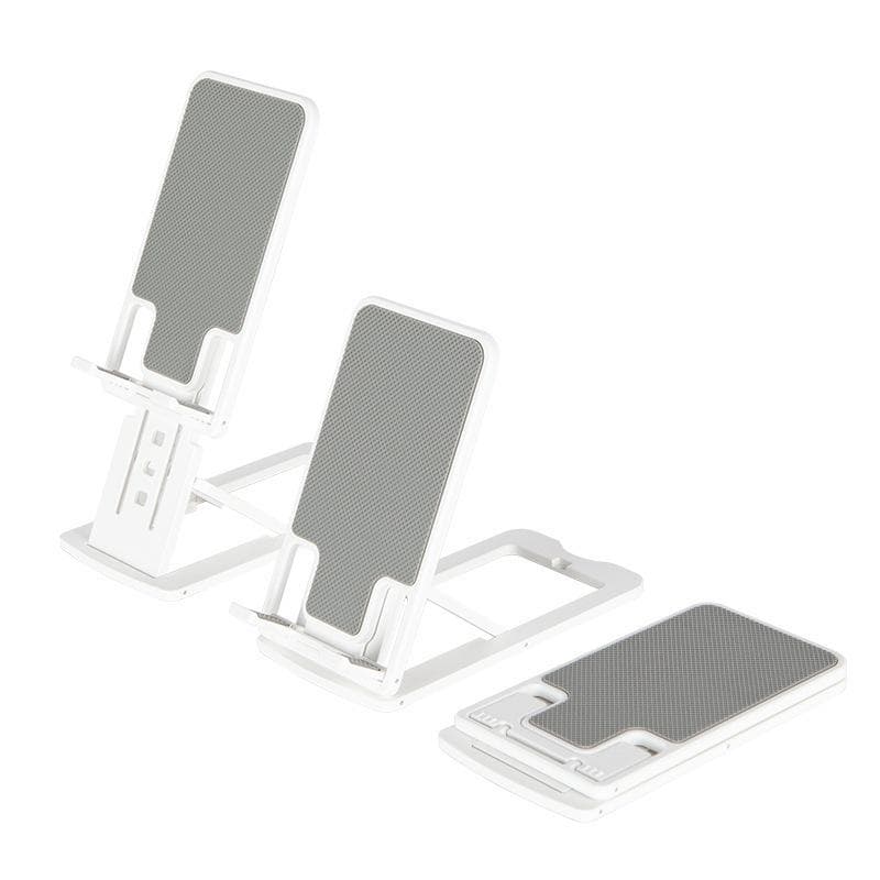 Foldable Mobile Phone Holder Tablet PC Smartphone Stand Desktop Phone Support Universal Non-slip white