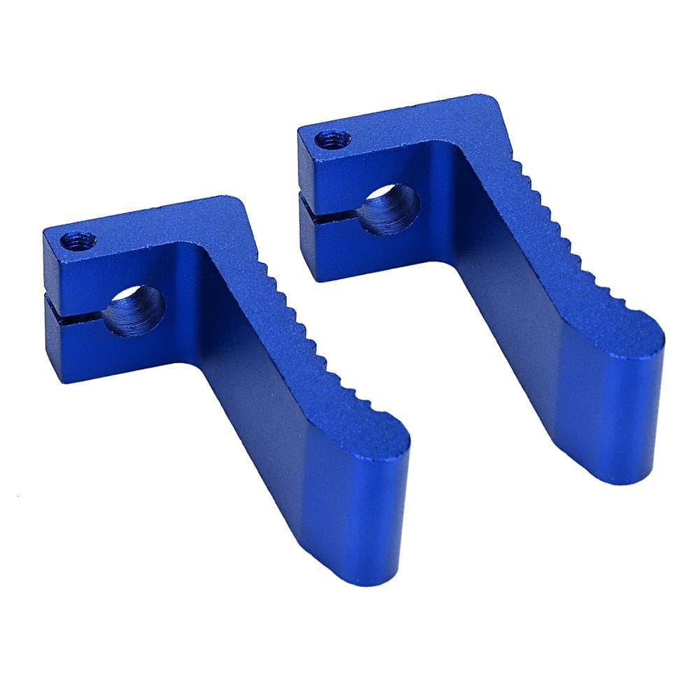 2PCS Motorcycle Foot Pedal Modification Accessories Fit For PEG REST 43CC 47CC 49CC (Blue) blue