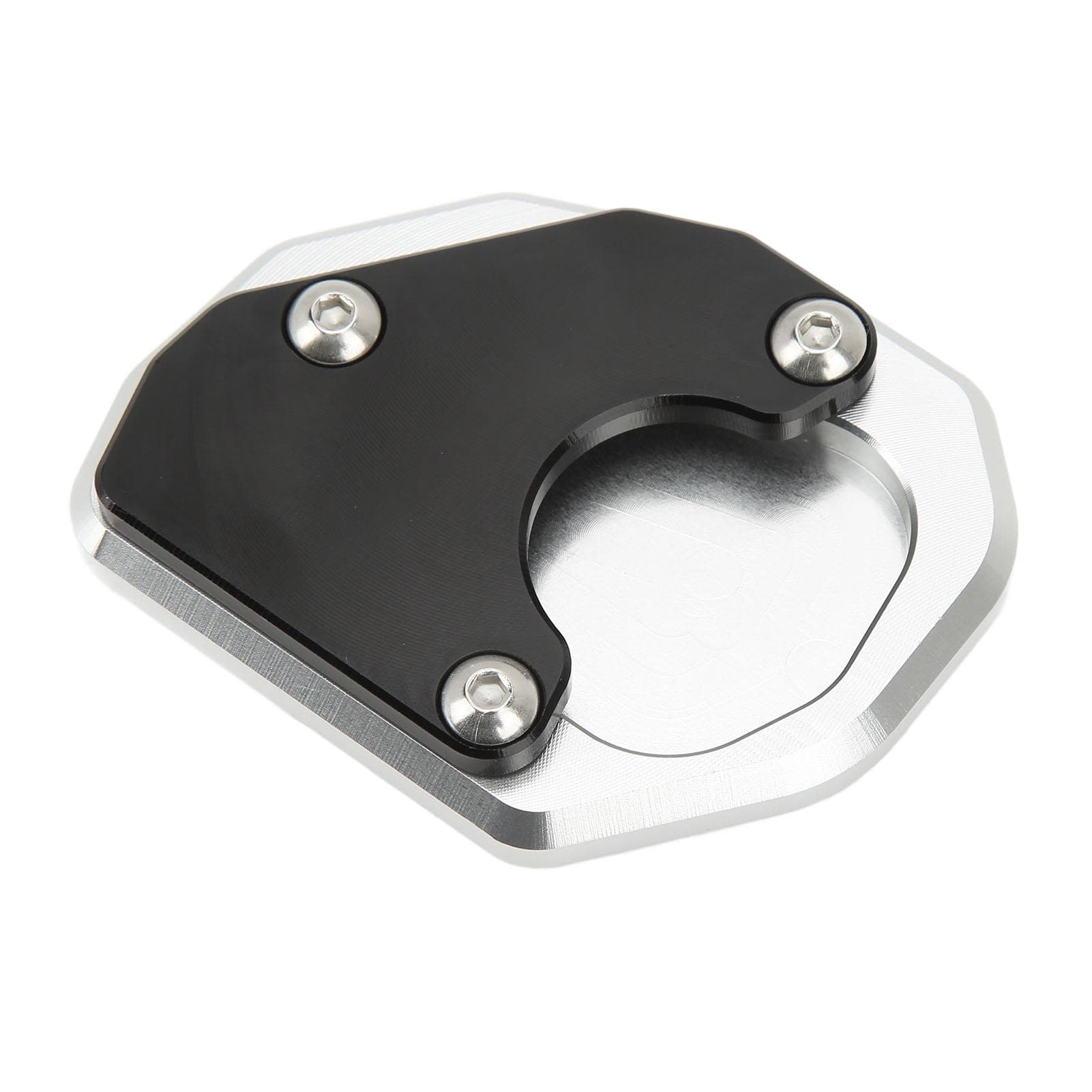 Motorcycle Kickstand Extender Pad Foot Side Stand Enlarger Plate Aluminium Alloy Replacement for