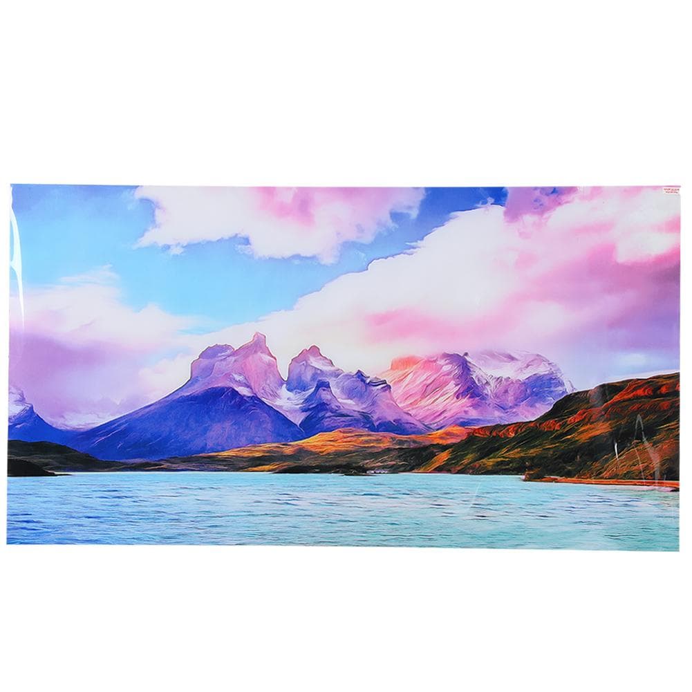 PVC Colourful Sky Aquarium Background Poster Fish Tanks Wallpaper Decoration 91x50CM