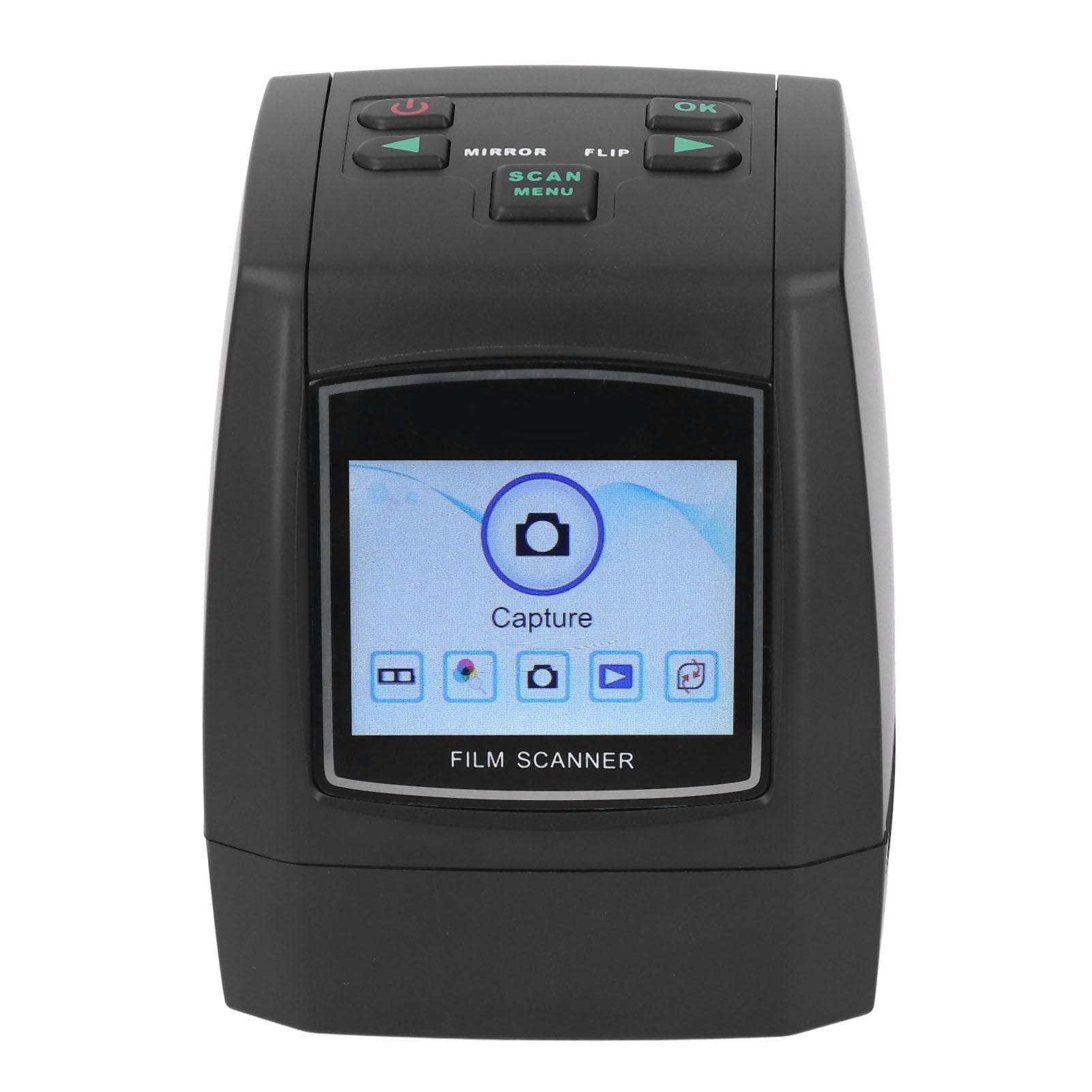 Film Scanner 2.4 Inch Color Screen 22MP Portable Digital Film Slide Scanner EU Plug