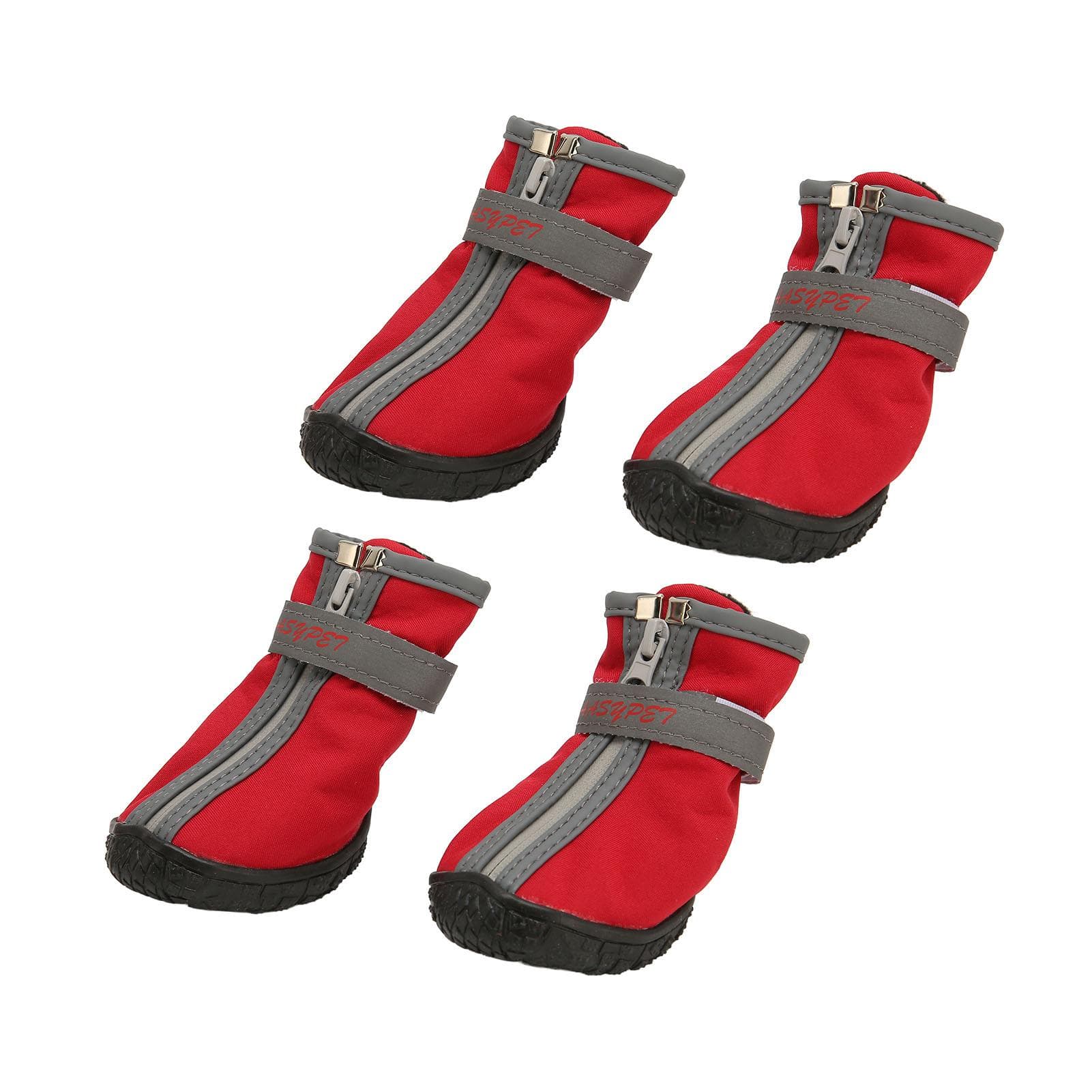 4Pcs Dog Booties Rubber Breathable Soft Bottom Skid Resistance Waterproof Wearproof Dog Hiking 100m 328.08ft 0.3mm Diameter