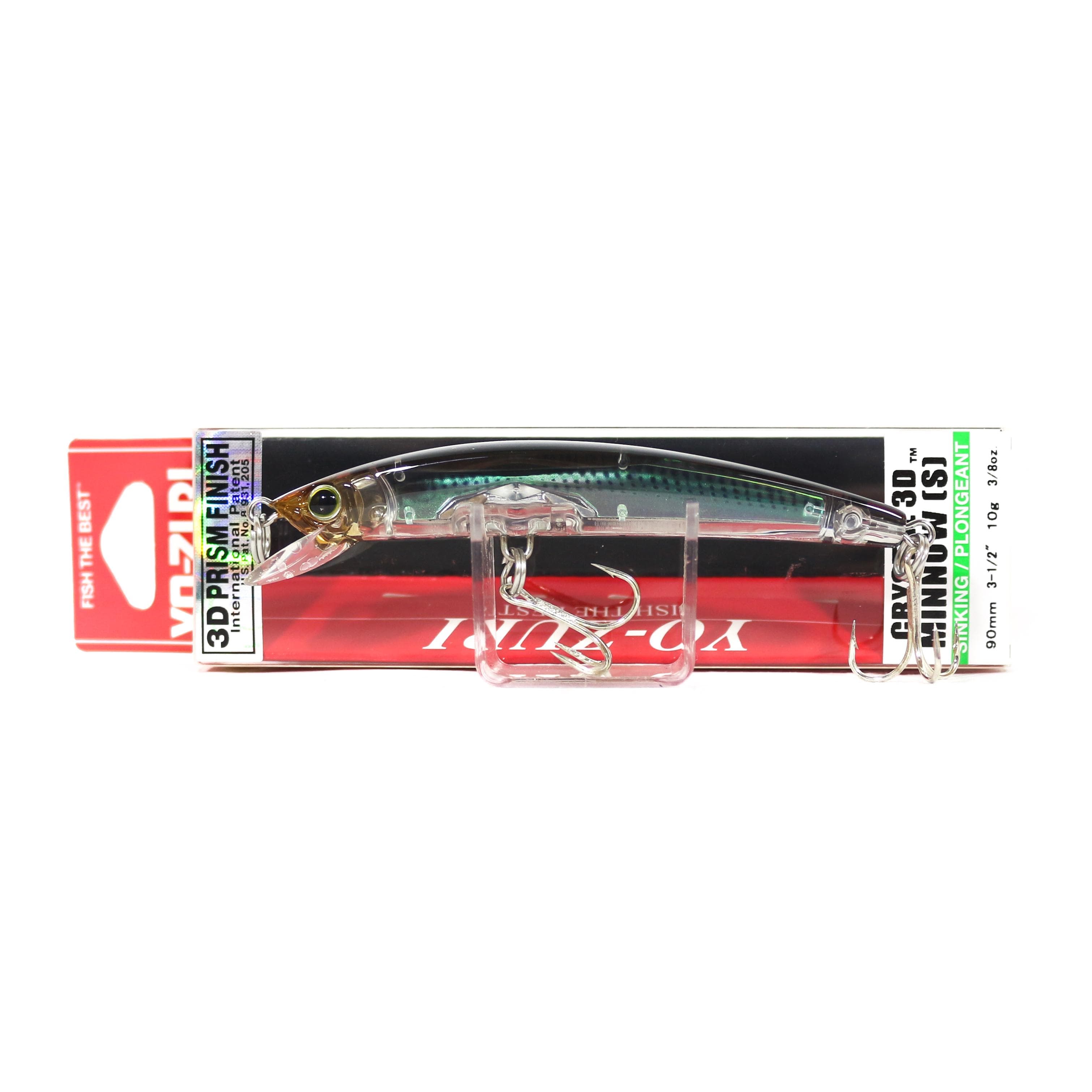 Yo Zuri 3D Crystal Minnow 90 mm Sinking Lure F1148-RMT (2114)