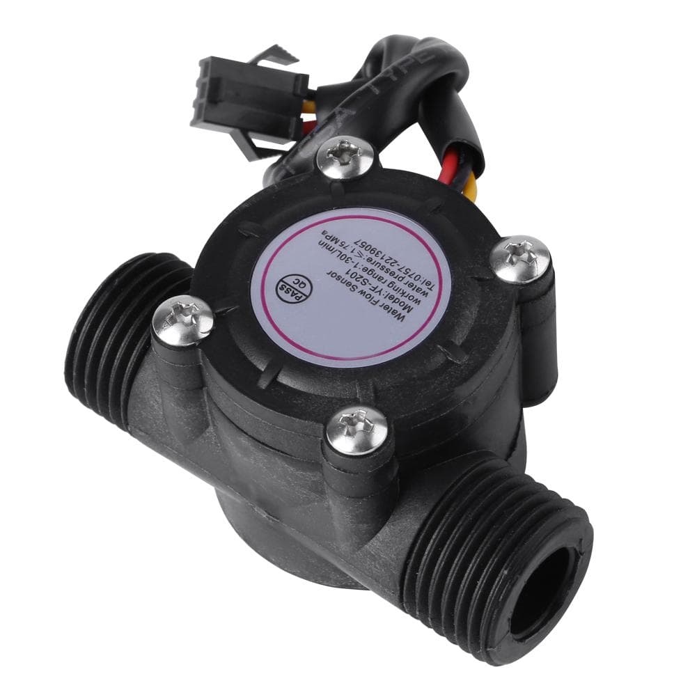 High Precision DN15 G12 Water Flow Sensor Hall Effect Flowmeter 130Lmin