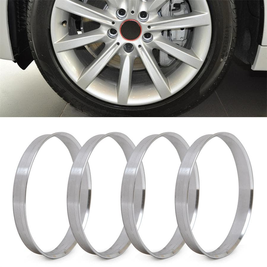 4Pcs/Set For BMW Wheel Hub Centric Rings 74.1mm to 72.6mm Center Ring Aluminum