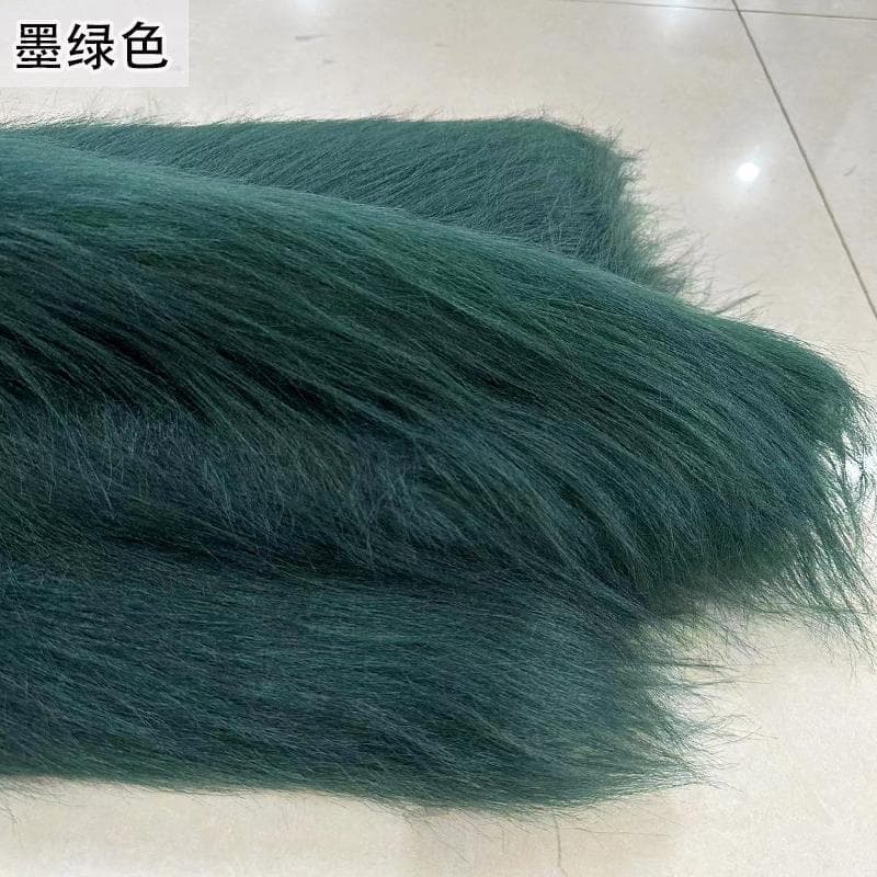 100x180cm Long Faux Fur Fabric Carpet Clothes Doll Plush Stuffed Toy for Needlework DIY Handmade Sewing Accessories 50x180cm