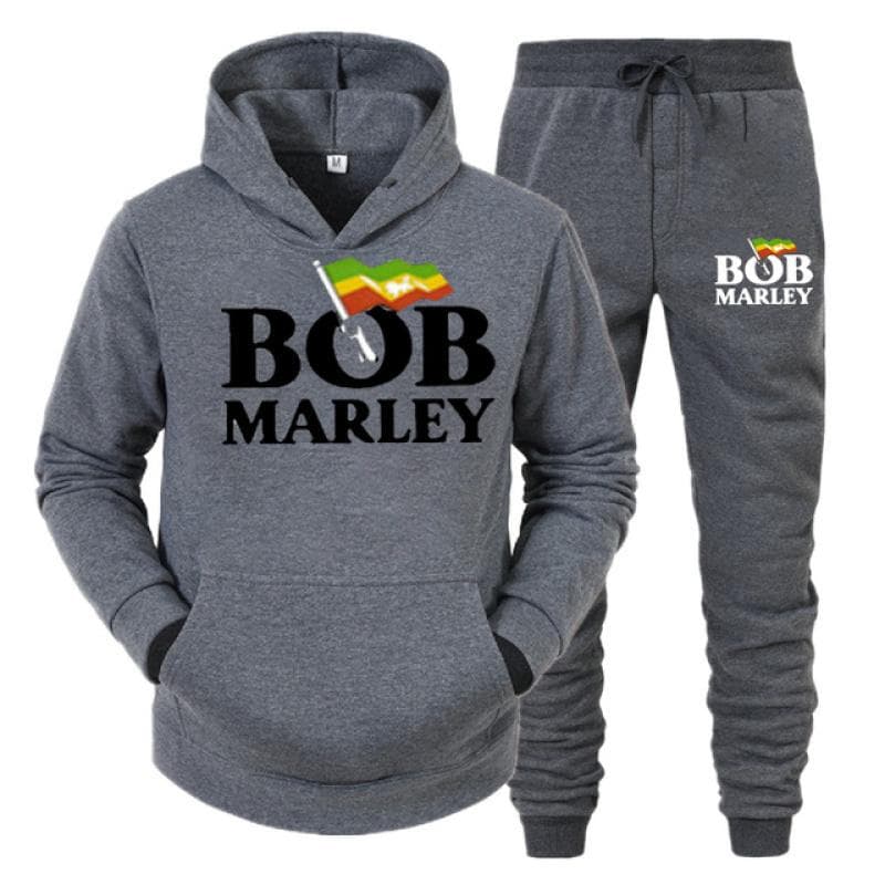 Bob Marley Printed Fashion Men Women Tracksuit Casual Hoodie And Pants 2pcs Sets Oversized Pullover Trend Sweatsuit Men Clothing XXL