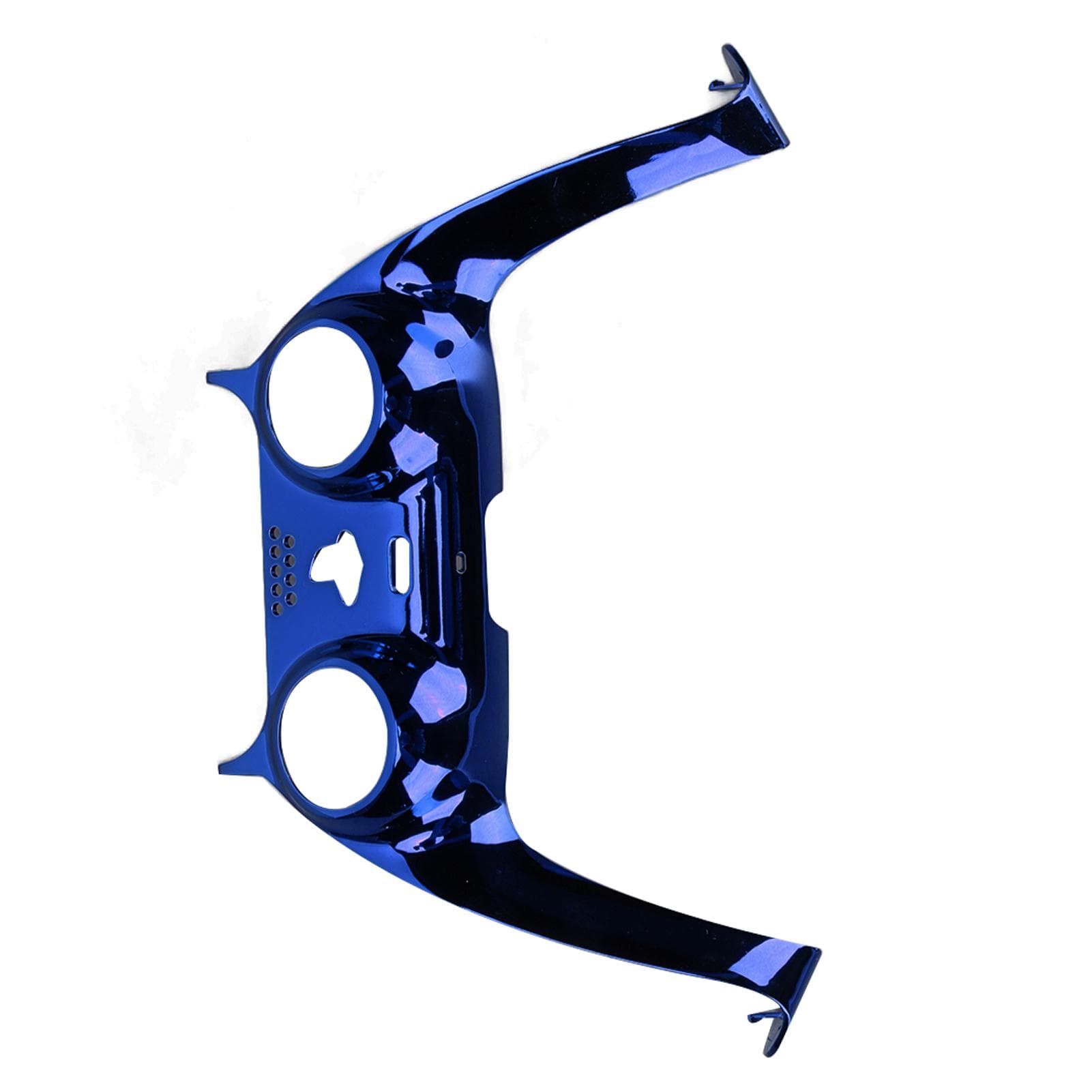 For PS5 Controller Faceplate DIY Replacement Clip Shell Decoration Accessories with Joystick Covers blue