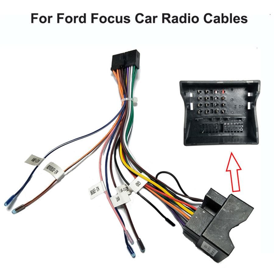 Car Stereo 20 PIN Wiring Harness Connector Adapter 1din/2din Power Cable Harness