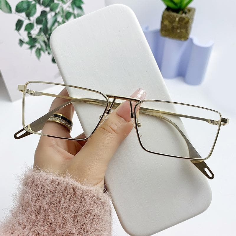 Brands Design Women Anti Reflective Mirror Sunglasses Fashion Metal Square Glasses UV400 Protection Classic Style