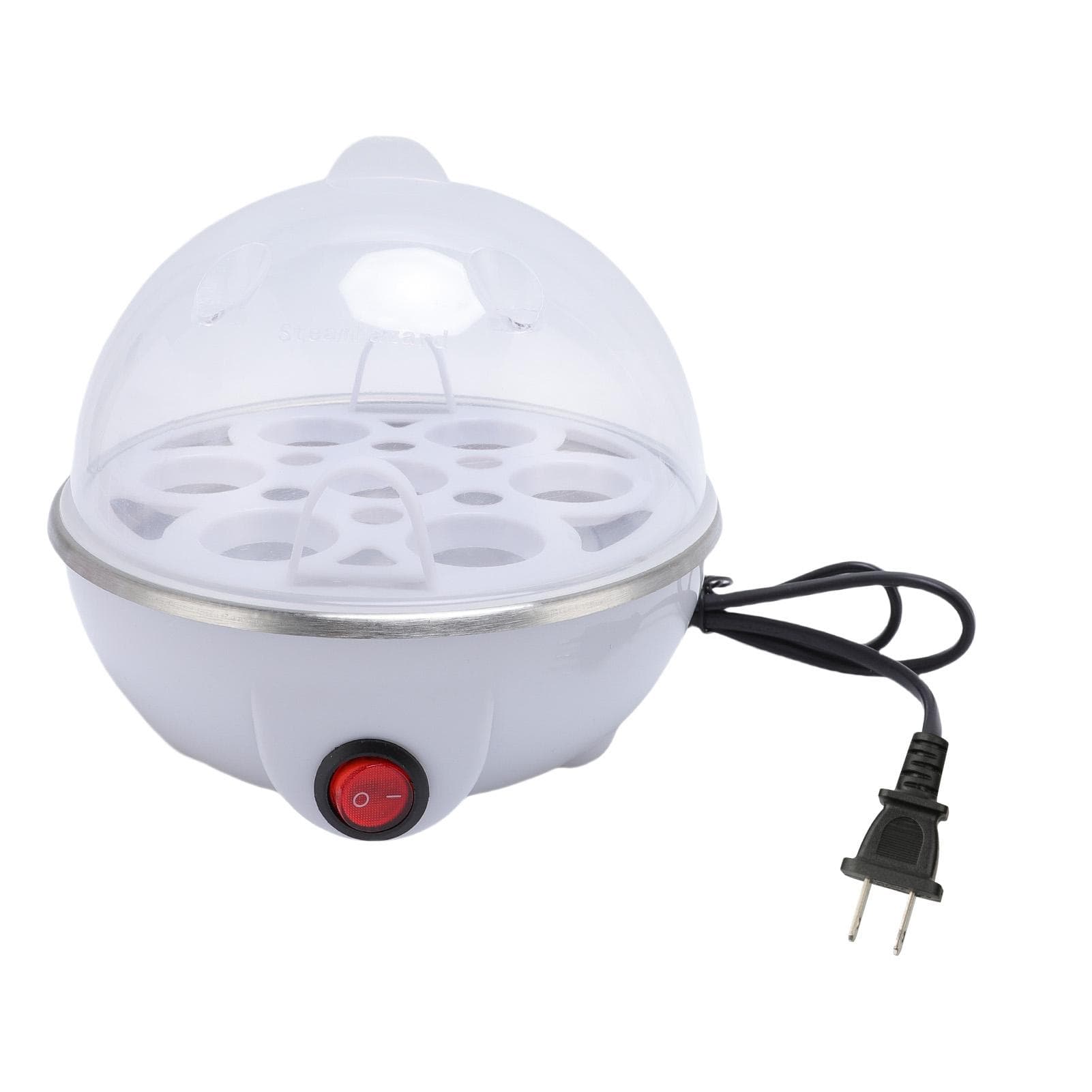 Electric Eggs Cooker 350W Anti Dry Burn 7 Eggs Capacity Rapid Egg Cooking Machine for Home L(for 6.5-9kg)